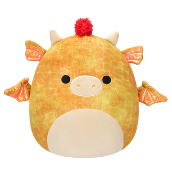 SQUISHMALLOWS Dieric arany sárkány, 40 cm