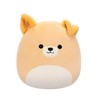 SQUISHMALLOWS Cooper, a fehér hasú bézs kutyus, 30 cm
