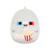 SQUISHMALLOWS Szürke cápa popcornnal – Gordon, 35 cm
