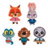Zootropolis plüssállat – 5 db-os csomag, 8 cm