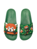 Vidám gyerekpapucs Vörös panda