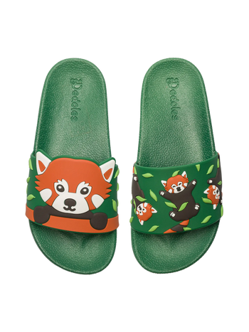 Vidám gyerekpapucs Vörös panda