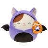 SQUISHMALLOWS Cam, a macska denevér jelmezben, 20 cm