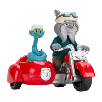 Zootropolis figurák autóval – Pawbert hiúz