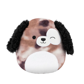 SQUISHMALLOWS Zerdan, a barna márványos kutya, 30 cm