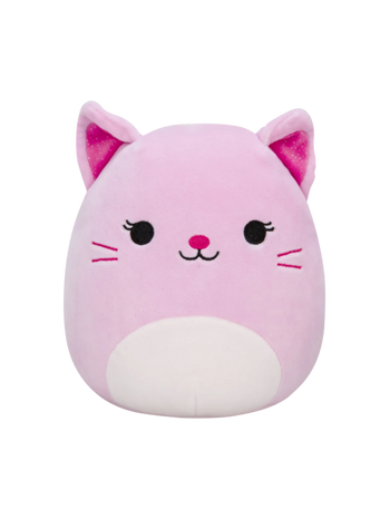 SQUISHMALLOWS Celenia, a rózsaszín csillogó macska, 20 cm