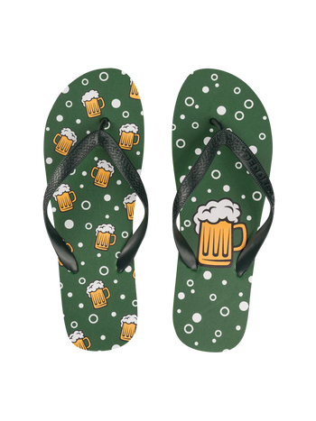Vidám flip-flop Sör és buborékok