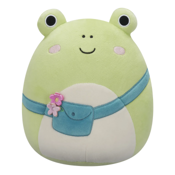 SQUISHMALLOWS Wendy, a zöld béka táskával, 20 cm