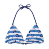 Vidám bikini felső Tengerészcsíkok