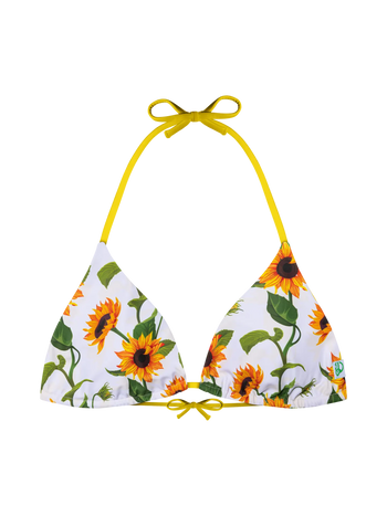Vidám bikini felső Ragyogó napraforgó