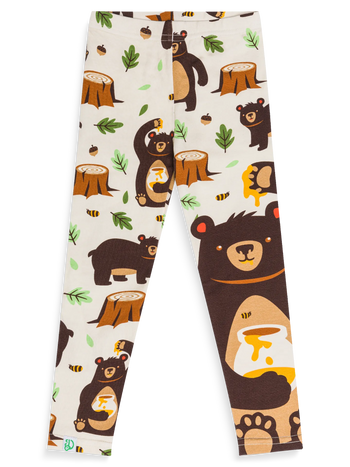 Vidám gyerek pamut leggings Éhes mackó
