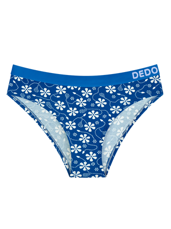 Női alsó modállal Kéknyomat