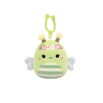 SQUISHMALLOWS Kulcstartó – Zöld dongó – Sibyl, 9 cm