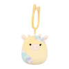 SQUISHMALLOWS Kulcstartó – Rina, a sárga tehénke, 9 cm