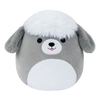 SQUISHMALLOWS Arnold, a szürke-fehér pásztorkutya, 13 cm