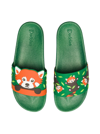 Vidám papucs Vörös panda