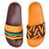 Vidám papucs Hamburger sült krumplival