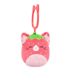 SQUISHMALLOWS Kulcstartó – Olma, az epres cica, 9 cm