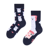 Vidám gyerekzokni Alvó láma