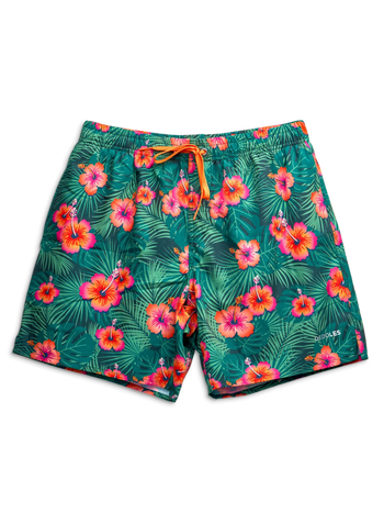 Vidám férfi fürdőnadrág Hibiszkusz