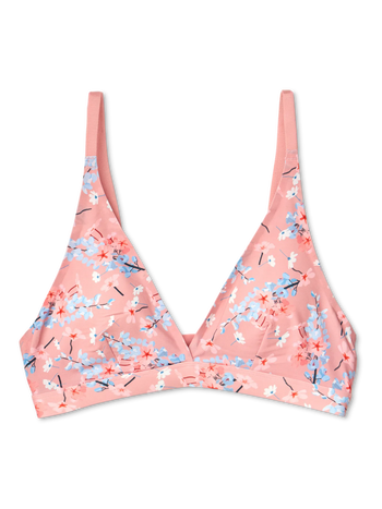 Női varrás nélküli bralette melltartó Virágágyás