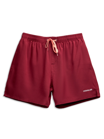 Rebarbaravörös férfi fürdőshort
