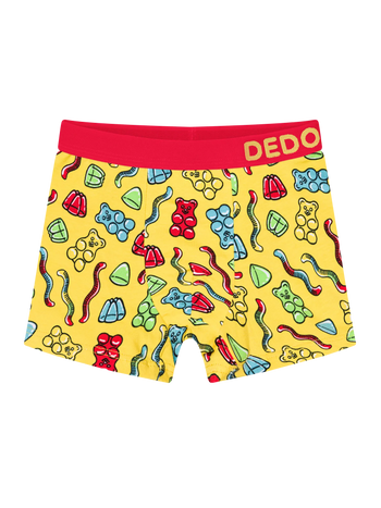 Vidám fiú bokszeralsó Gumimacik