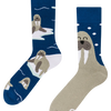 Vidám meleg zokni Rozmár