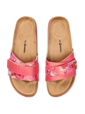 Női parafa papucs Hibiszkusz