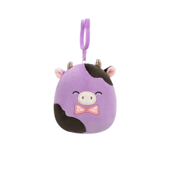 SQUISHMALLOWS Kulcstartó – Tehén – Alexie, 9 cm