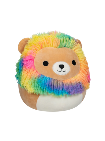 SQUISHMALLOWS Leonard, a szivárványos oroszlán, 30 cm