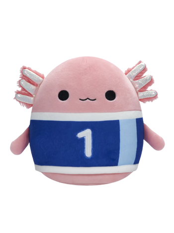 SQUISHMALLOWS Archie axolotl focimezben, 20 cm
