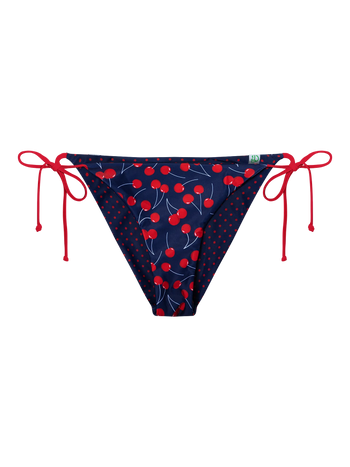 Vidám bikini alsó Cseresznye