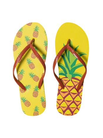 Vidám flip-flop Friss ananász