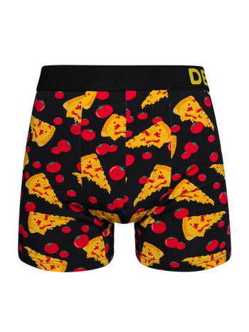 Vidám férfi boxeralsó Sajtos pizza