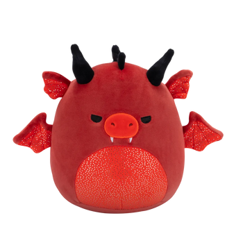 SQUISHMALLOWS Salami, a piros sárkány, 20 cm