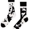 Vidám zokni Absztrakt panda