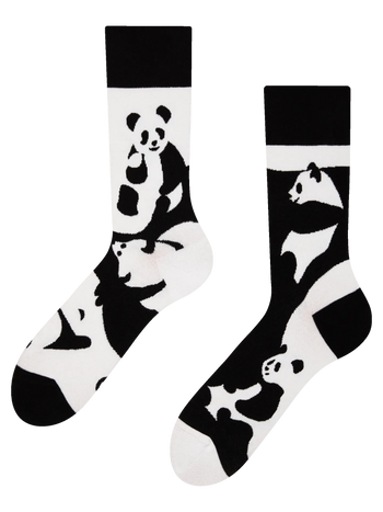 Vidám zokni Absztrakt panda