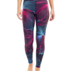 Vidám fitnesz leggings Absztrakt virágok