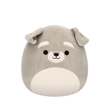 SQUISHMALLOWS Shaun, a szürke schnauzer, 30 cm