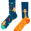 Vidám zokni Vicces zsiráf