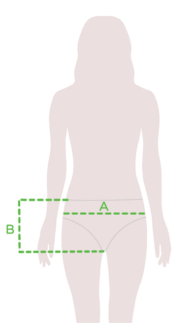 Közepes derekú bikini alsó