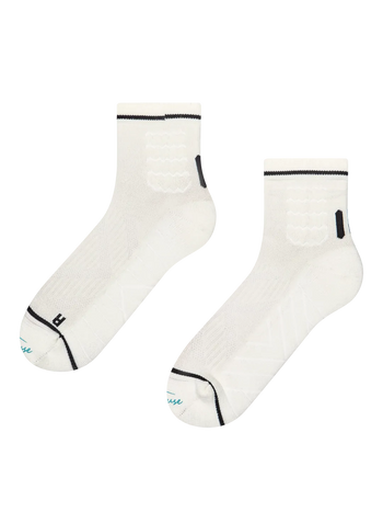 Fehér férfi túrazokni – bokafazon