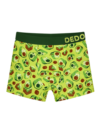 Vidám fiú boxeralsó Pixel avokádó