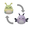 SQUISHMALLOWS 2 az 1-ben Rutabaga, a hernyó és Bibiana, a pillangó, 13 cm