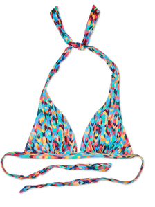 Vidám bikini felső Színes mozaik