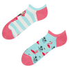 Calzini sneaker Buonumore Fenicotteri intrecciati