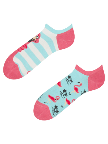 Calzini sneaker Buonumore Fenicotteri intrecciati