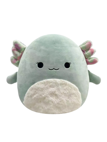 SQUISHMALLOWS Chasmen, a bozontos hasú axolotl, 30 cm