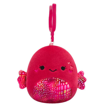 SQUISHMALLOWS Sziámi harcoshal kulcstartó – Barella, 9 cm